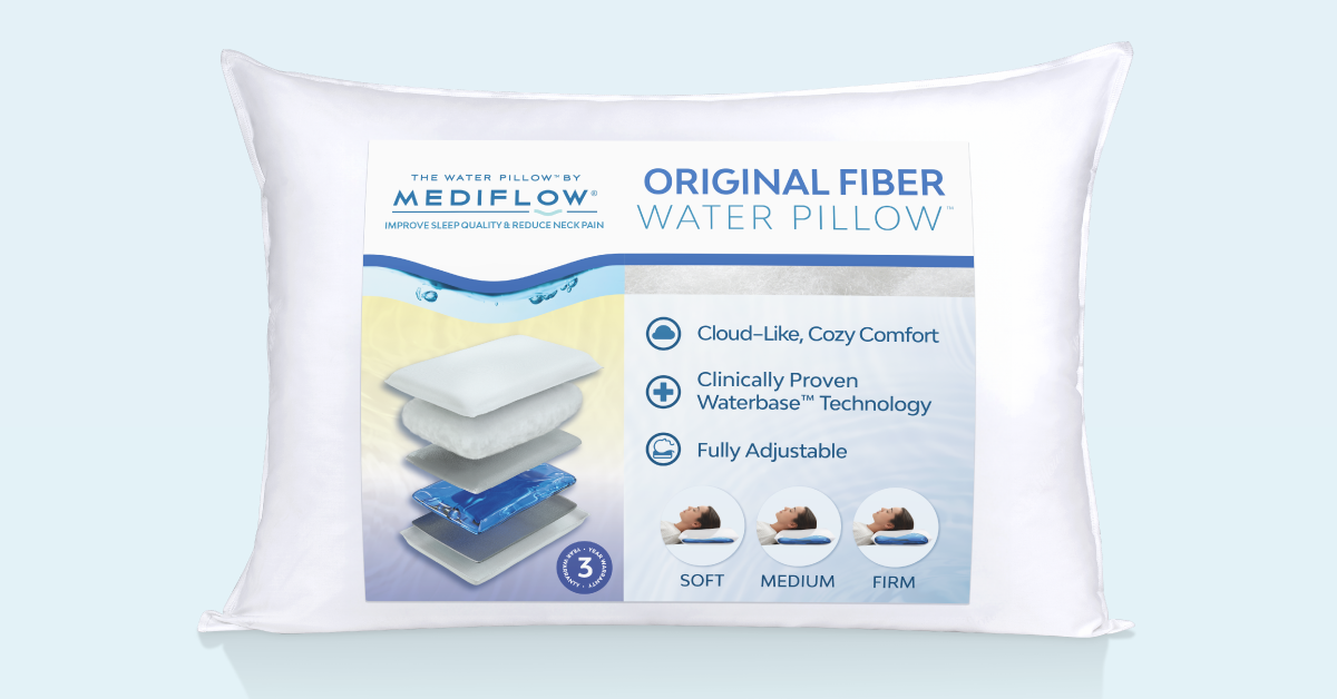 Mediflow Water Pillow USA 17 500 5 star reviews globally. Mediflow USA