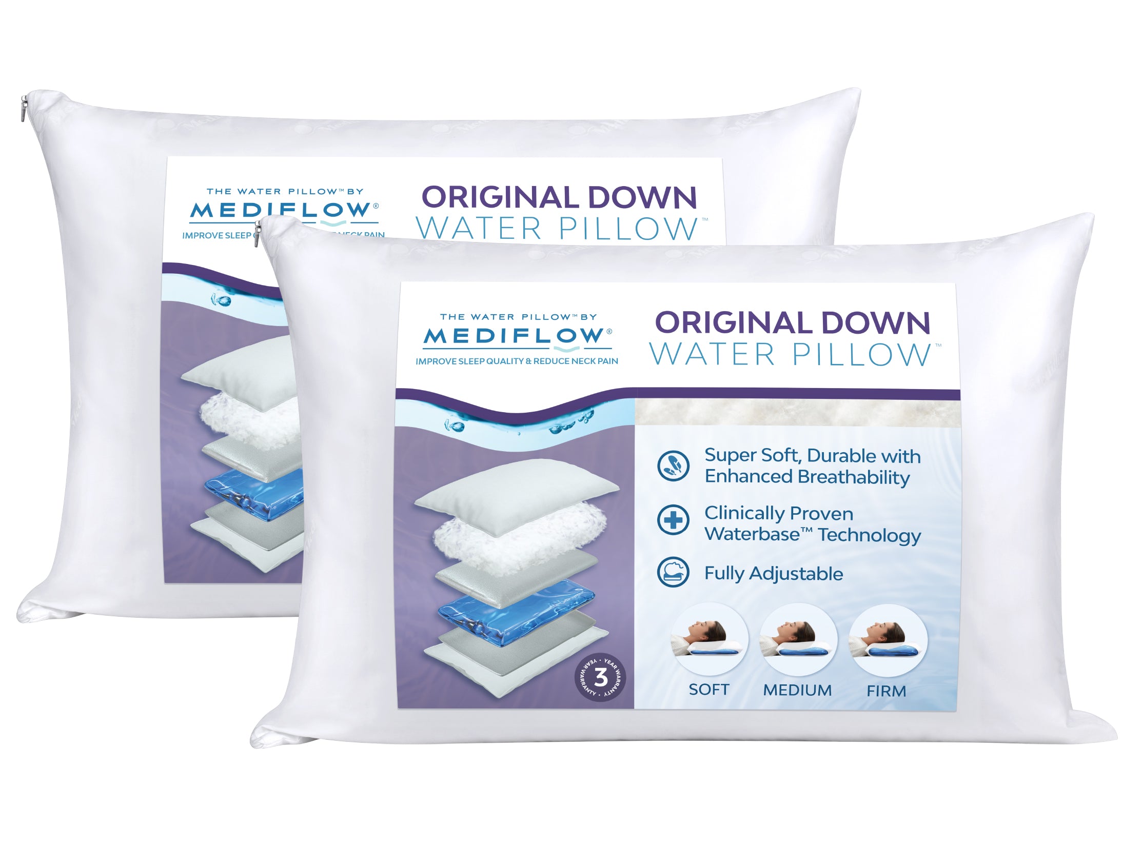 Mediflow Water Pillow - Original Down