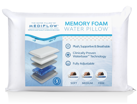 Mediflow Water Pillow - Original Memory Foam